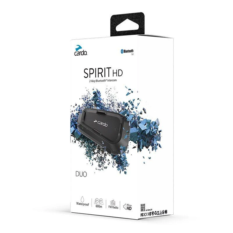 Ausinės Cardo Spirit HD DUO Laisvų rankų įranga motociklininkams