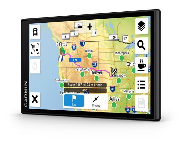 Sunkvežimių palydovinė navigacija Garmin dēzl LGV610 6" su „Live Traffic“