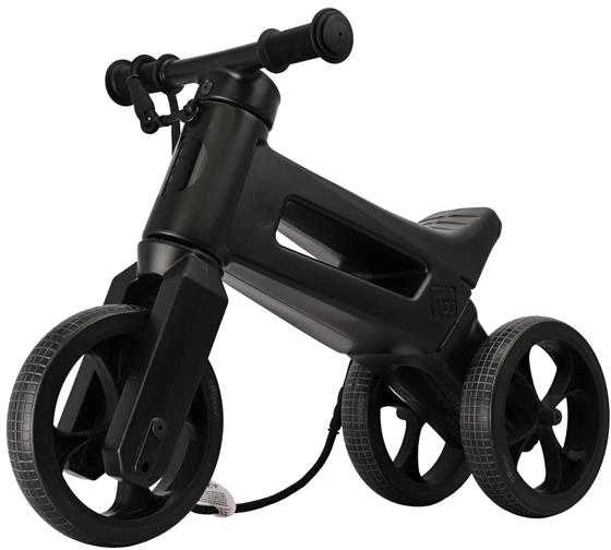 Balansinis dviratukas Funny Wheels Rider SuperSport, 2 viename, juodas