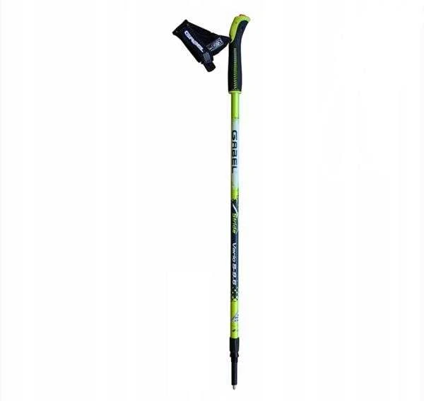 Gabel Vario S-9.6 Šiaurietiško ėjimo lazdos 77-130cm, žalia
