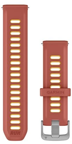 Garmin Quick Release Bands (20 mm), raudona, rožinė/mango