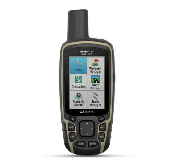Garmin GPSMAP® 65 Kelių dažnio juostų ir palydovinės navigacijos tinklų delninis įrenginys