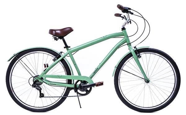 Huffy Sienna 27.5" Vintage dviratis, Shimano 7-speed index, Žalias