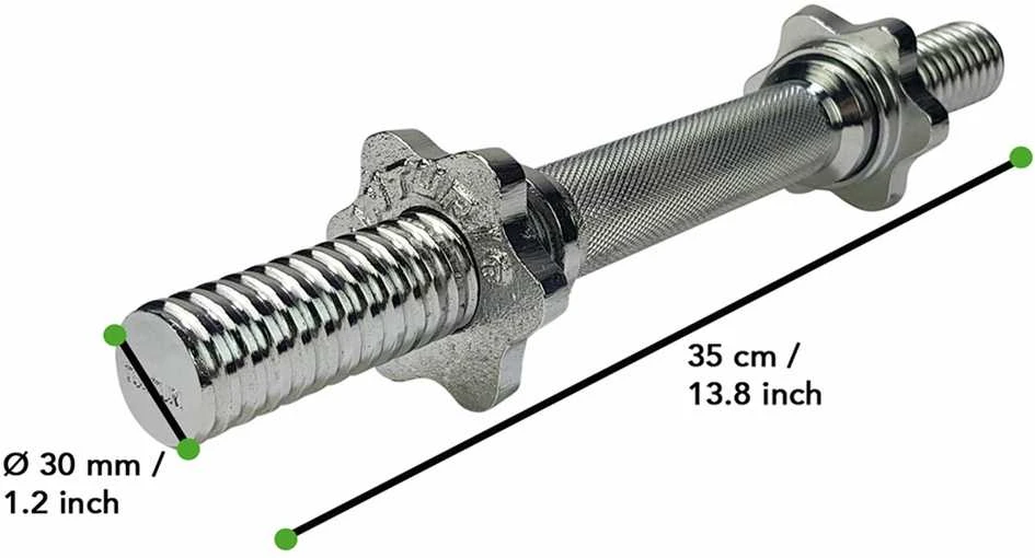 Tunturi 20 kg svarmenų rinkinys su 2 strypais ir užsukamais fiksatoriais