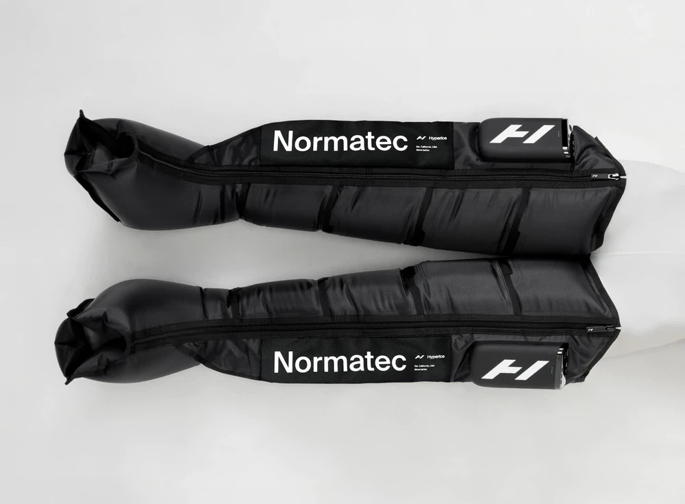 Kojų masažavimo sistema su oro kompresija Hyperice Normatec Premier Legs, 163-191 cm ūgiui, pora