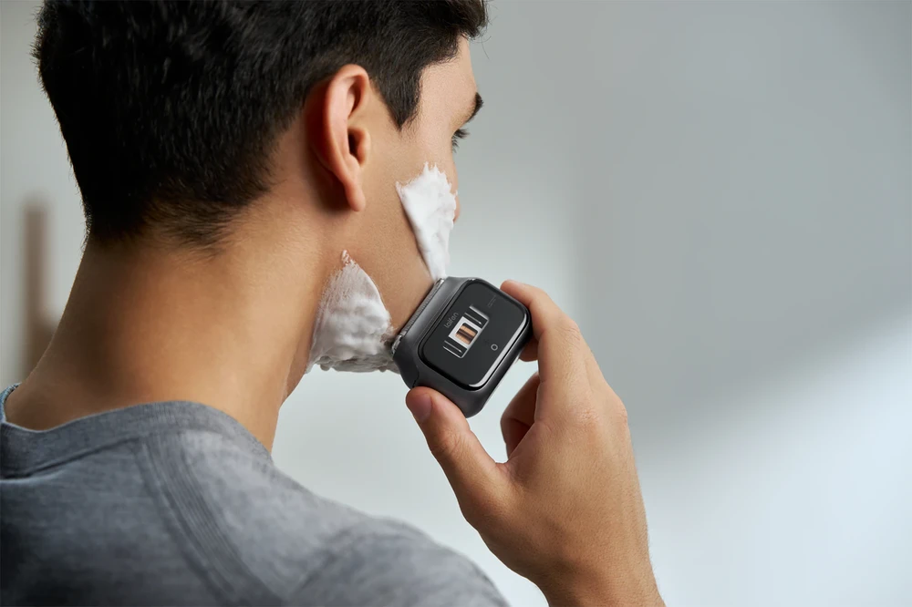 "Laifen Shaver P3 Pro" elektrinė skutimosi mašinėlė, pilkos spalvos