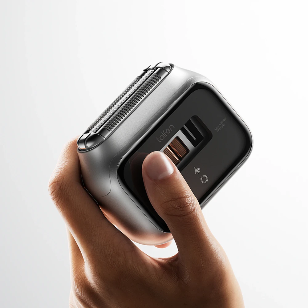 "Laifen Shaver P3 Pro" elektrinė skutimosi mašinėlė, sidabrinės spalvos