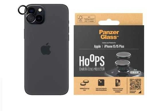 Panzer Glass PanzerGlass™ lankeliai fotoaparato objektyvo apsauga iPhone 15 | 15 plius | Juodas