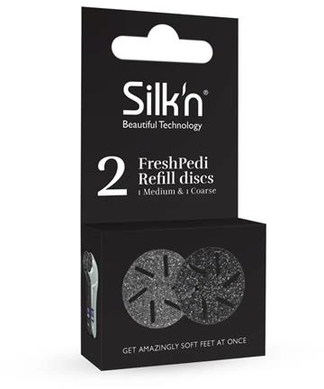 Šveitimo diskai pėdų šveitikliui Silk'n FreshPedi Medium&Rough (2 vnt.)