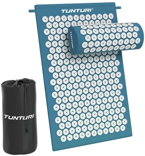 Kilimėlis TUNTURI ACUPRESSURE MAT AND PILLOW PETROL Mėlynas