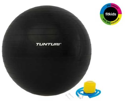 Tunturi Gymball 65cm, juodas