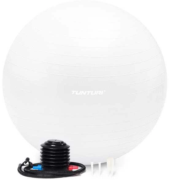 Gimnastikos kamuolys Tunturi Gymball 65–75 cm, Off-baltas, Anti Burst (Diametras: 65 cm)