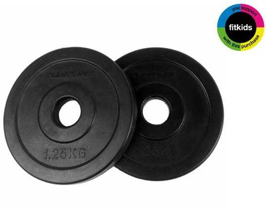 Gumuoti svamenys TUNTURI 0,5-20kg (Svoris: 2 x 1.25 kg)