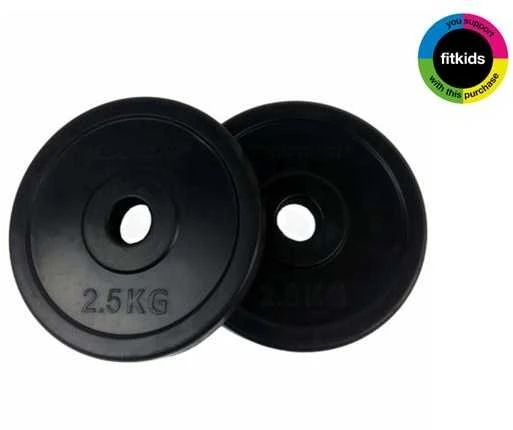 Gumuoti svamenys TUNTURI 0,5-20kg (Svoris: 2 x 2.5kg)