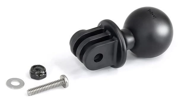 RAM mount adapteris su 1 colio rutuliu ir GoPro jungtimi