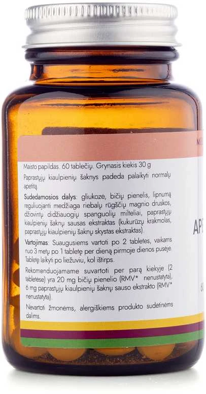 APETITAS 60 tab. palaikyti normalų apetitą