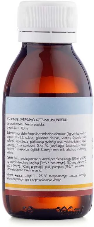 APROPINUS, geriamasis tirpalas imunitetui, 100 ml
