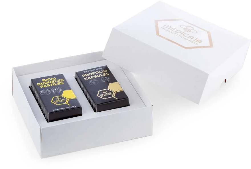 Dovanų rinkinys - imunitetui su bičių produktais