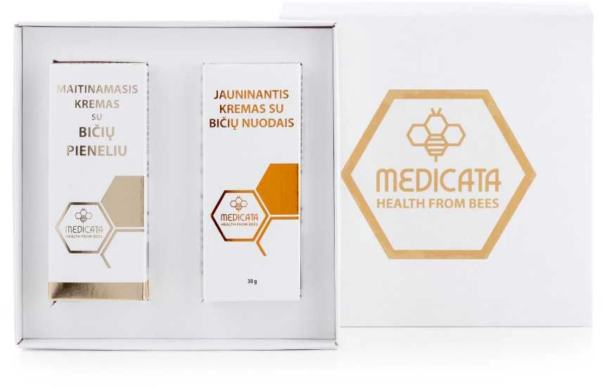 Dovanų rinkinys - kremai su bičių produktais