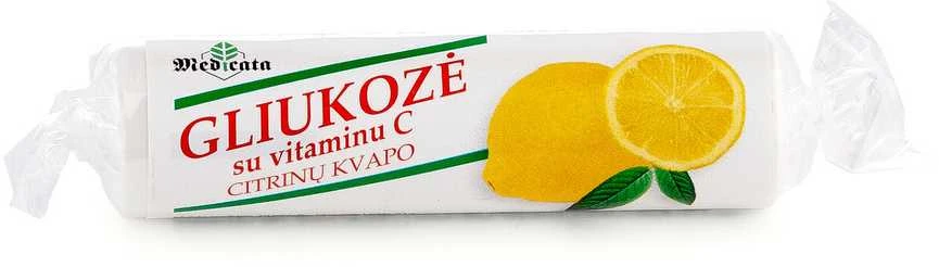 Gliukozė su vitaminu C, citrinų skonio, N21