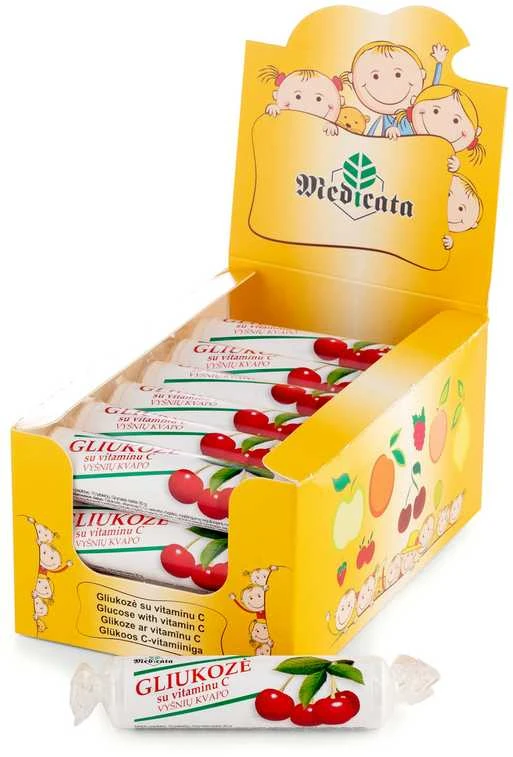 Gliukozė su vitaminu C, vyšnių skonio, N21