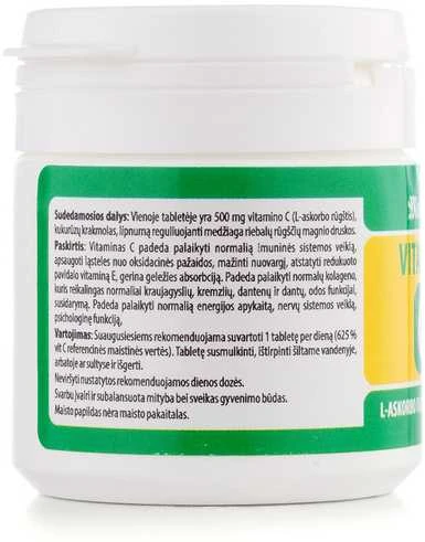 VITAMINAS C (L-askorbo rūgštis) , N50