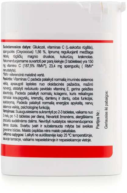 VITAMINAS C SU SPANGUOLĖMIS, 50tab.