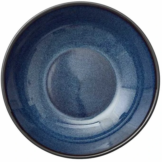 BITZ makaronų dubuo, 20 x 6 cm, juodas/tamsiai mėlynas