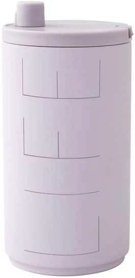 Design Letters Kelioninė gertuvė 350 ml, spalva: LEVANDŲ