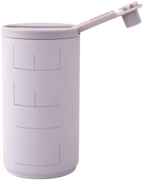 Design Letters Kelioninė gertuvė 350 ml, spalva: LEVANDŲ