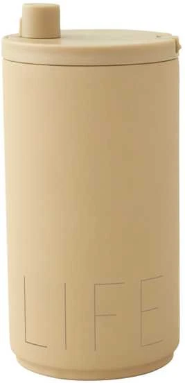 Design Letters Kelioninė gertuvė 350 ml, spalva: RUSVA