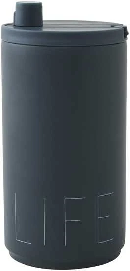 Design Letters Kelioninė gertuvė 350 ml, spalva: KARALIŠKA MĖLYNA