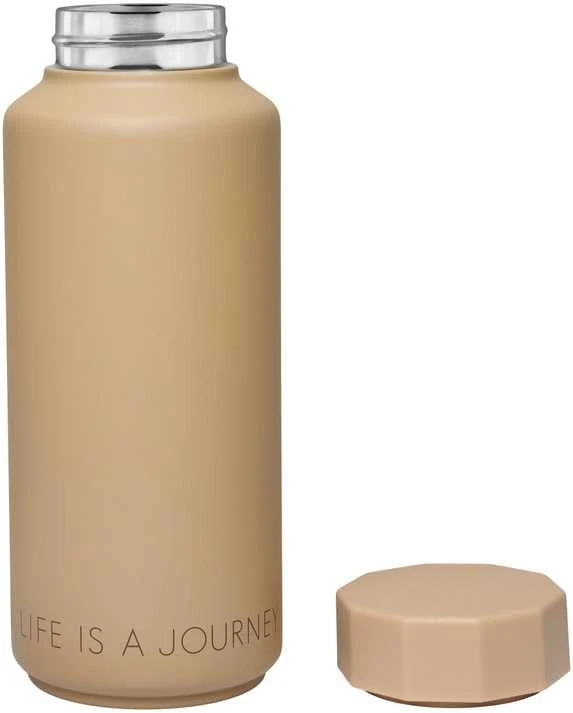 Design Letters Termo gertuvė Tone-on-Tone 500 ml, spalva: RUSVA
