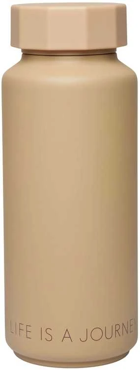Design Letters Termo gertuvė Tone-on-Tone 500 ml, spalva: RUSVA