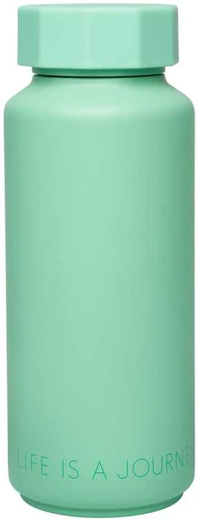 Design Letters Termo gertuvė Tone-on-Tone 500 ml, spalva: ŽALIA