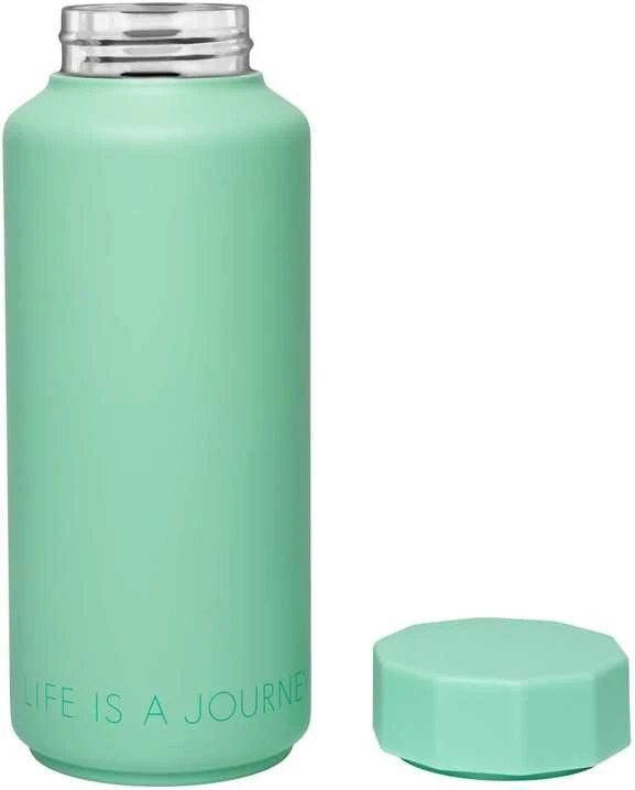 Design Letters Termo gertuvė Tone-on-Tone 500 ml, spalva: ŽALIA