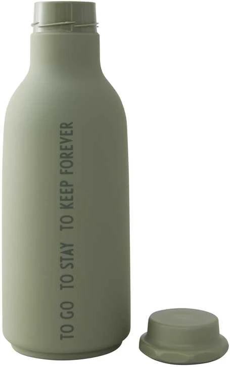 Design Letters Vandens gertuvė To-Go 500 ml, spalva: MIŠKO ŽALIA