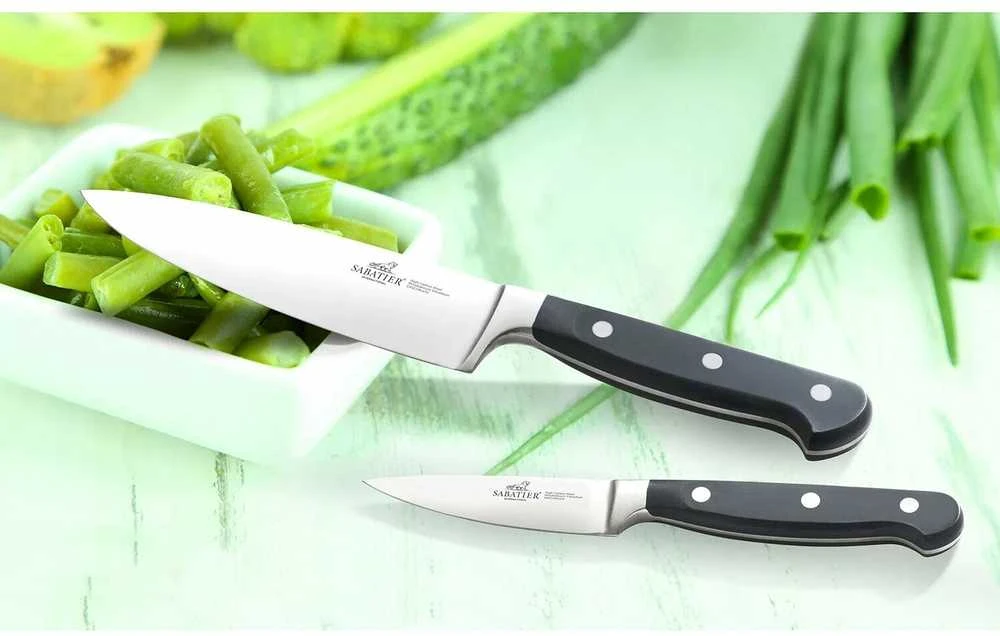 Lion Sabatier International Pluton virėjo peilis, 20 cm, plienas/juodas
