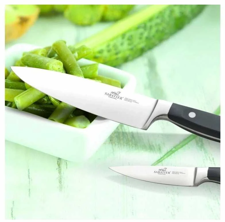 Lion Sabatier Pluton virėjo peilis 15 cm plienas/juodas