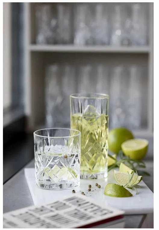Crystal Julia Lyngby Glas Krystal Lyngby Glas Melodia viskio taurė/aukšta taurė 8 vnt.