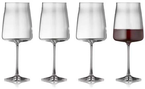 Raudono vyno taurės Lyngby Glas Krystal Zero