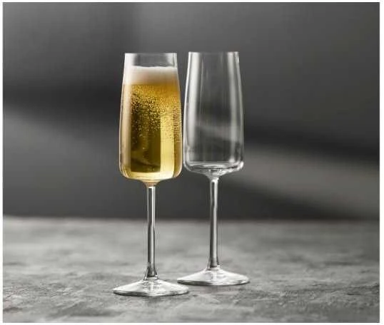 Lyngby Glas Krystal Lyngby šampano taurės 4 vnt