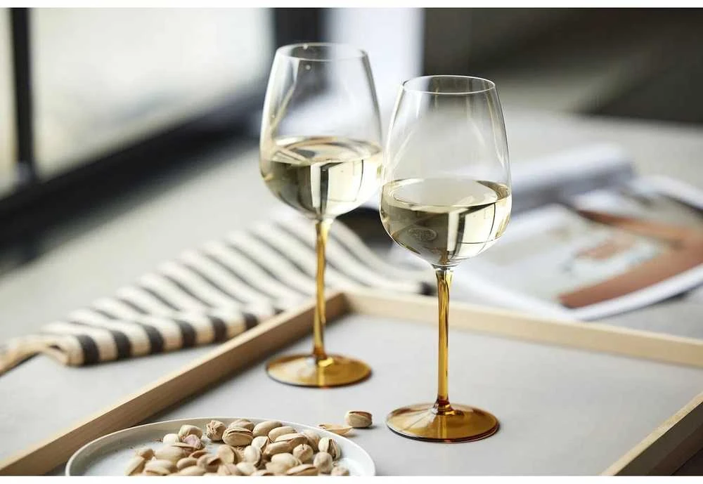 Lyngby Glas Lyngby vyno taurės Vienna, 53 cl, 4 vnt., gintaro spalvos