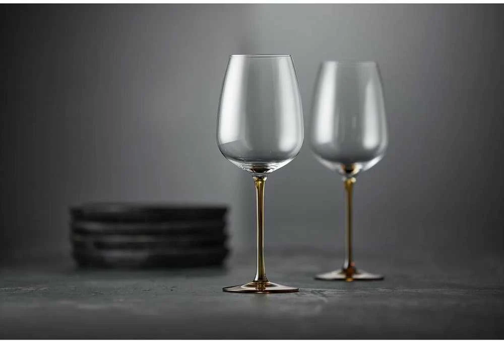 Lyngby Glas Lyngby vyno taurės Vienna, 53 cl, 4 vnt., gintaro spalvos