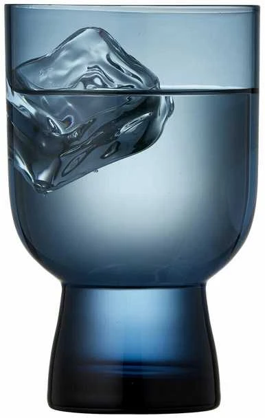 Lyngby Glas Sorrento vandens stiklinės, 300 ml, 4 vnt., mėlynos