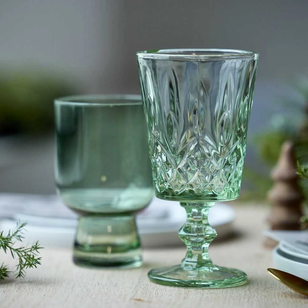 Lyngby Glas Sorrento vandens stiklinės, 300 ml, 4 vnt., žalios