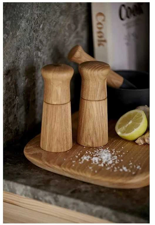 Morso Morsø druskos ir pipirų malūnėlių rinkinys, 14 cm, ąžuolas