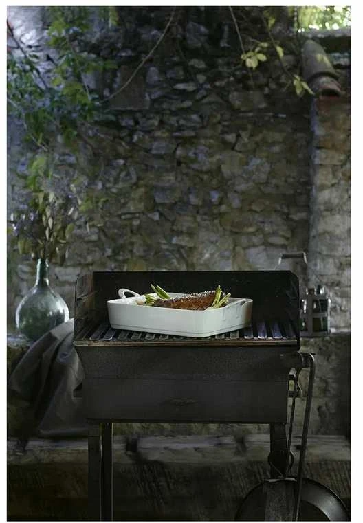 Pillivuyt Indas Toulouse 3,7 litro, 34 x 24,5 x 7 cm, baltas