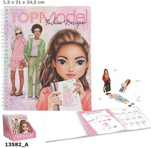 Sukurkite savo TOP Model spalvinimo knygelę