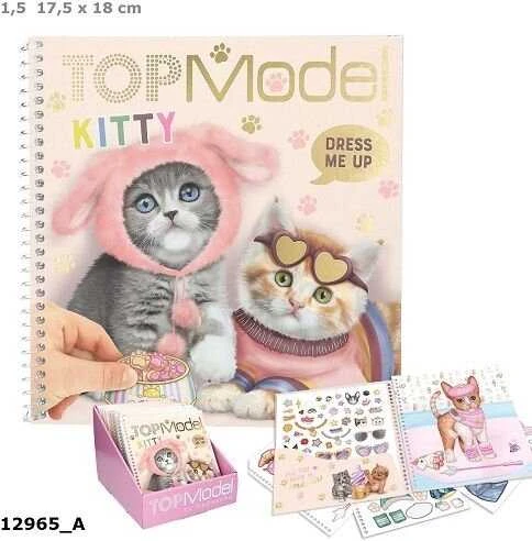 Top Model. Aprenk mane. Lipdukų knyga. Kitty 2024